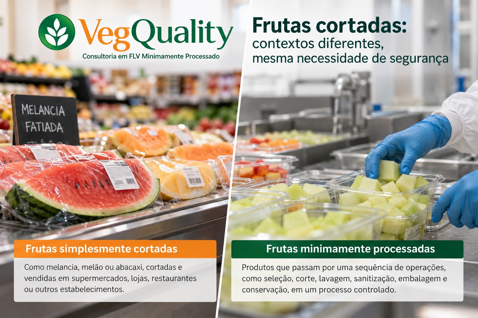 Frutas cortadas são perigosas?