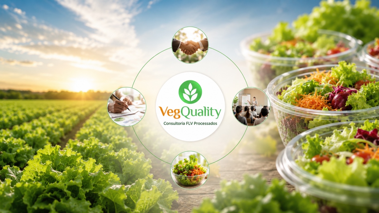 Soluções para a agroindústria de vegetais frescos processados.